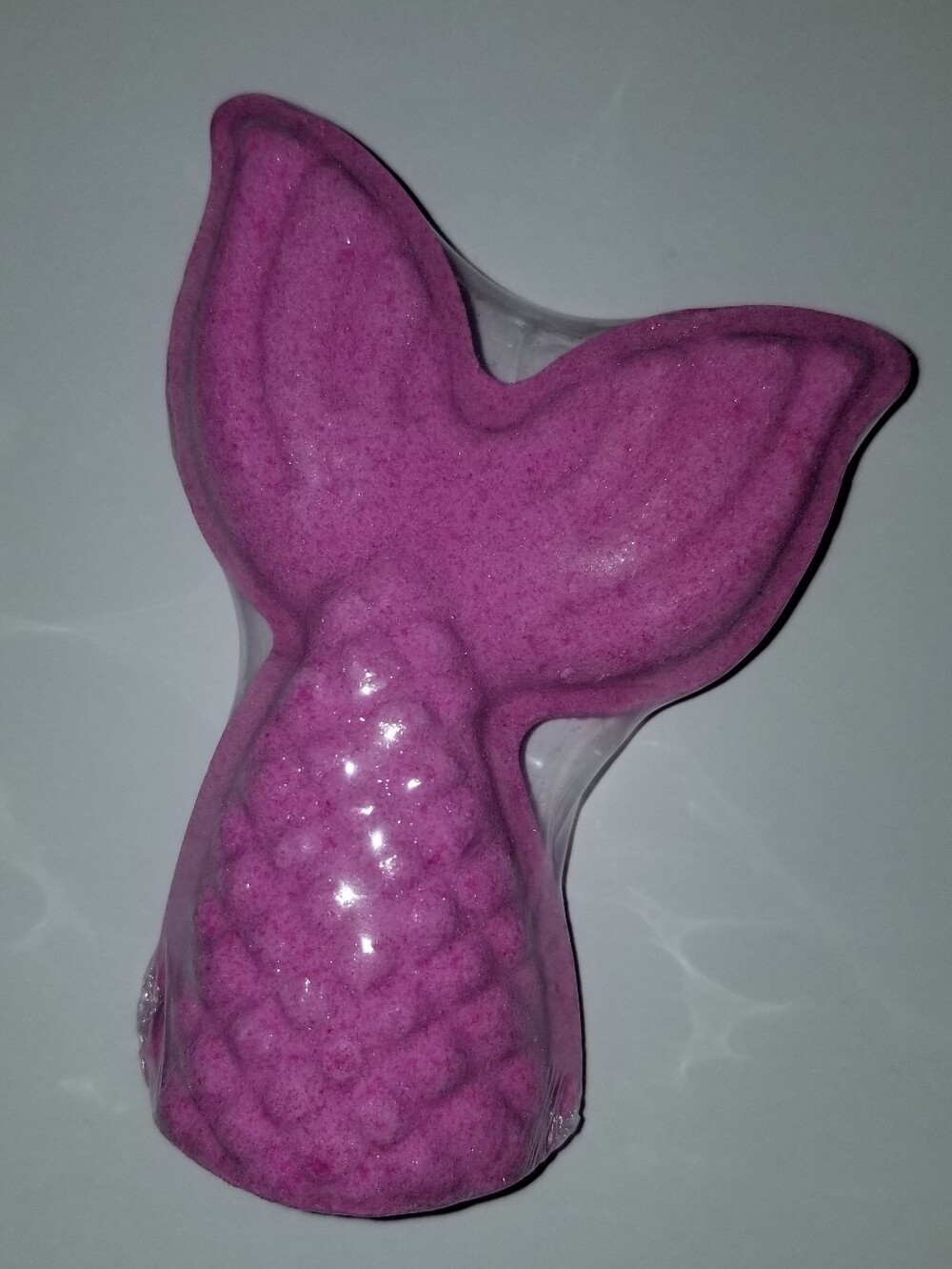 Pink Mermaid Tail Bath Bomb Soak Wrapped